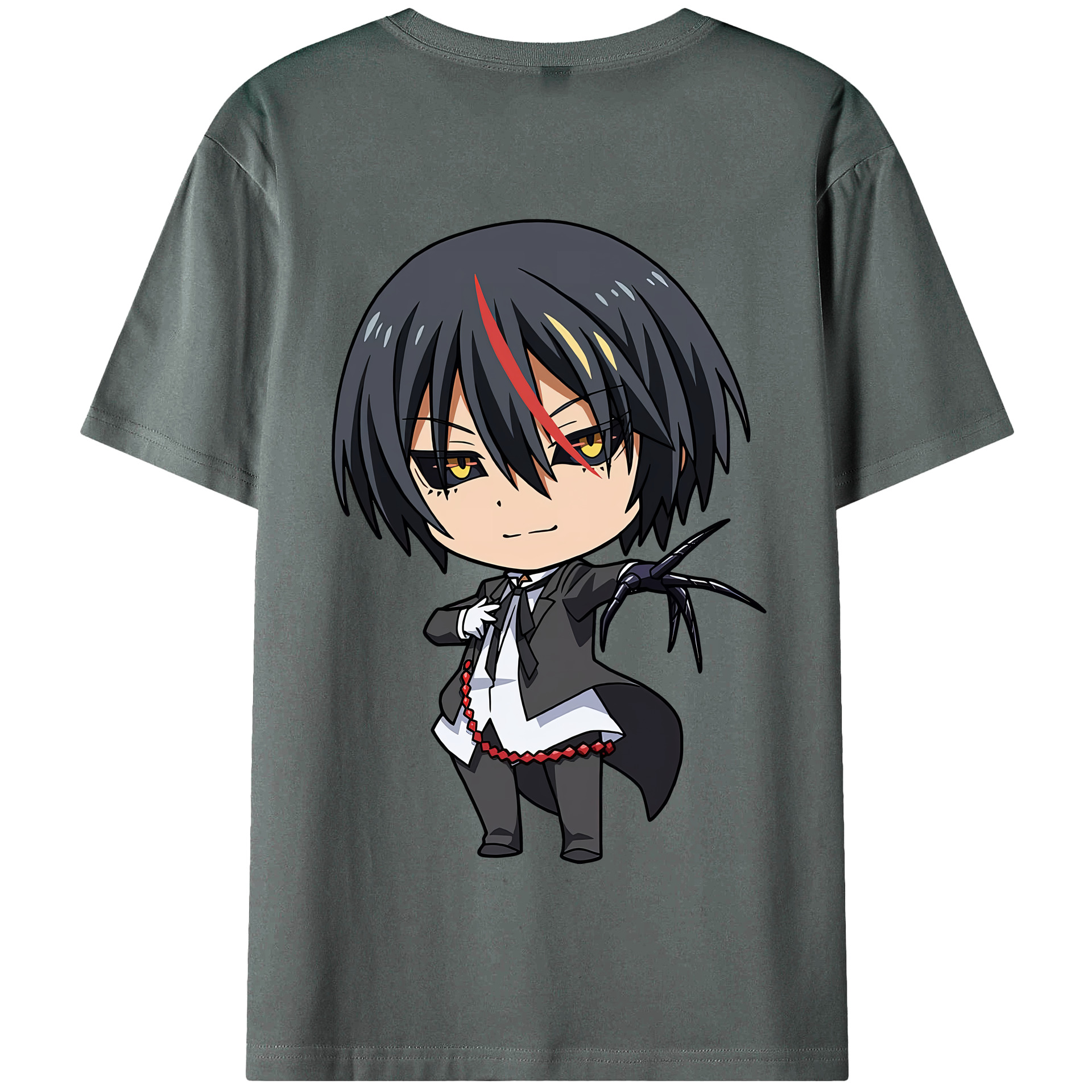 （画像用） 転スラ Regarding Reincarnated to Slime 綿100％半袖Tシャツ（背面プリント）